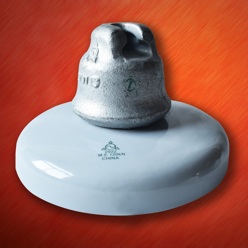 120kN普通型悬式瓷绝缘子灰色A
