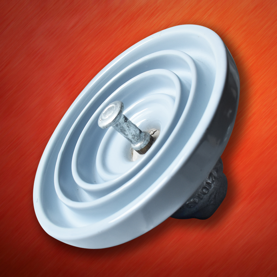 120kN普通型悬式瓷绝缘子灰色B